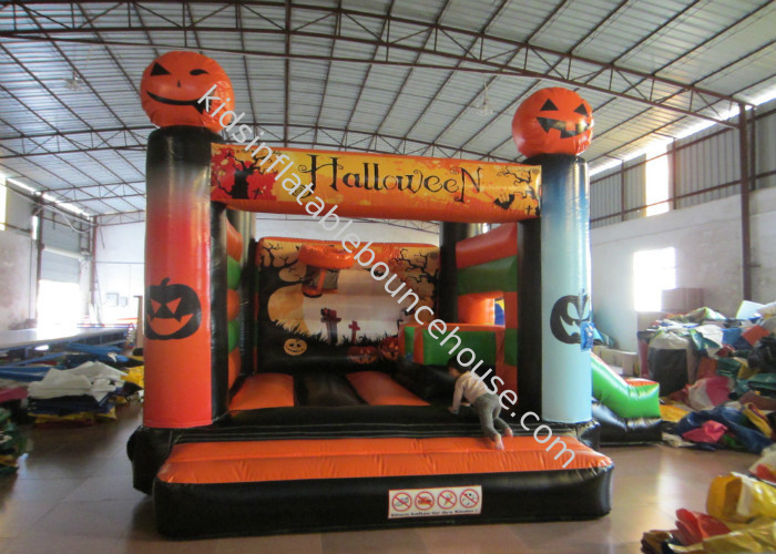 Inflatable Halloween Pumpkin Theme Minnie Mouse Jumping ...
