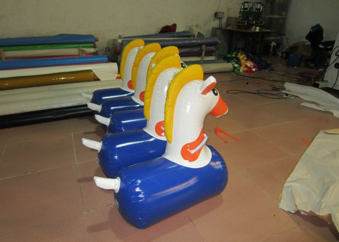 Sealed Inflatable Bouncy Horse 0.65mm PVC , Outdoor Games Blow Up Bouncy Horse