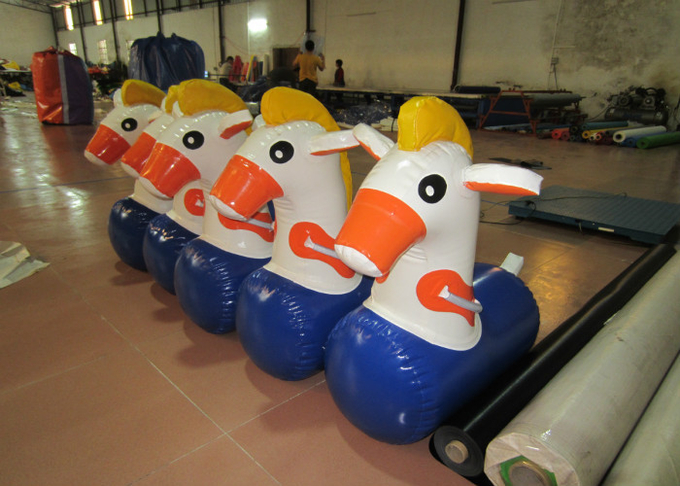Sealed Inflatable Bouncy Horse 0.65mm PVC , Outdoor Games Blow Up Bouncy Horse