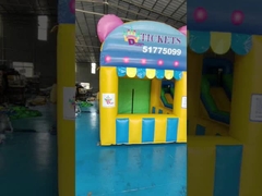 Pavilion Themed 2.5x2.5m Inflatable Advertising Signs Blow Up Bounce House