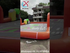 Outdoor Inflatable Sport Game Inflatable Simulated City Road Inflatable Race Track Air Tumble Track