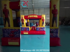 Inflatable Bounce House Spiderman Hero Cartoon Inflatable Trampoline Jumping House Castle For Kids