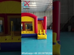 Inflatable Jumping House With Dry Slide Funny Inflatable Castle Inflatable Trampoline For Kids
