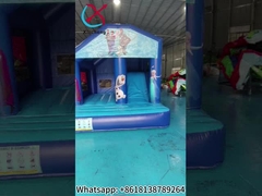 Hot Sale Commercial Inflatable Bounce House With Slides The Frozen Princess Cartoon Inflatable Combo