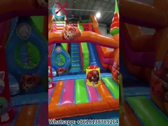 Popular Commercial Inflatable Slides PAW Patrol Theme Inflatable Slides Castle For Kids And Adults