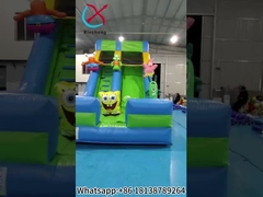 Inflatable Dry Slides SpongeBob SquarePants Inflatable Castle