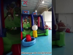 Outdoor Interactive Inflatable Sport Game Inflatable Ball Shot Game