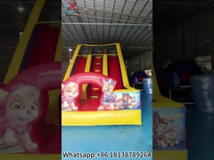 Inflatable PAW Patrol Slide Big Inflatable Double Dry Slides