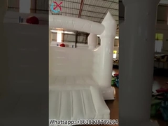 Inflatable White Wedding Bouncy House Inflatable Jumping Castle For Kids