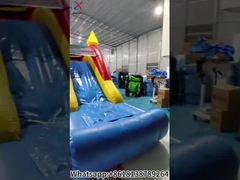 Colorful Inflatable Combos Inflatable Bouncy House With Slide Castle