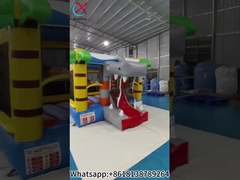 High Quality Jungle Shark Bouncy House Bouncy Castle For Children