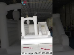 Inflatable Bouncer Inflatable Combos White Wedding Castle