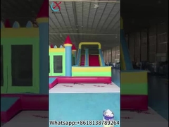 Bounce House With Slide Large Bouncy Castle Inflatable Combo
