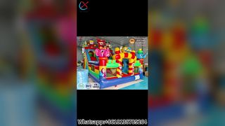Custom Cartoon Bounce House Slide Combo for Rental Business