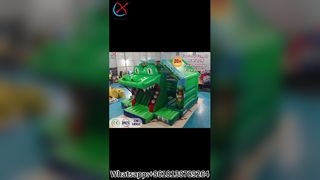 Kids Crocodile Bounce House Fun Slide