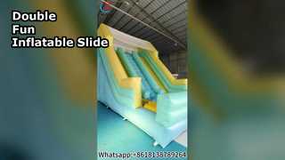 Kids Commercial Inflatable Slide Double Fun