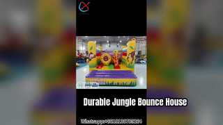 Jungle Inflatable Bounce House for Kids Parties