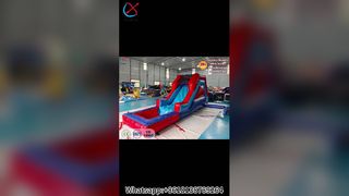 Giant Inflatable Water Slide Pool Fun