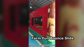 Farm Bounce House Slide Combo Fun Rental Business