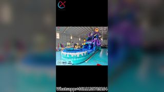 Octopus Inflatable Water Slide for Summer Fun