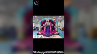 Unicorn Bounce House Fun!