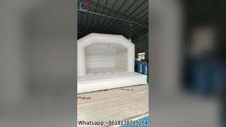 White Castle Bounce House Wedding Fun