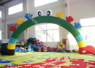 Commercial Inflatable Advertising Signs Arch Smiley Face 8 X 4m For Holiday