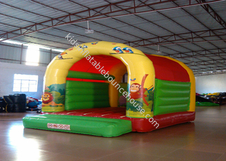 Forest animals theme inflatable bouncers /  inflatable bouncer with roof Inflatable simple bouncy house