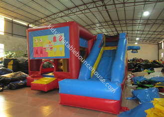 Classic inflatable combo for sale PVC inflatable jumping house with slide inflatable football sport game multi-play jump