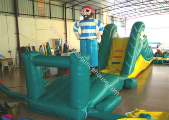 Pirate Themed Alarge Inflatable Water Toys , Children Giant Inflatable Pool Toys