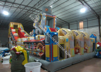 Big giant inflatable robot fun citty robot inflatable amusement park for children commercial inflatable fun city