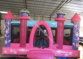 Princess Castle Kids Inflatable Bounce House 0.55mm Pvc Tarpaulin 3 - 15years Old Children