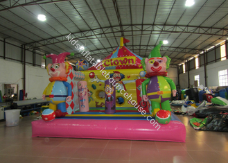 Inflatables Clown Baby Bounce House , Indoor Games Toddler Bouncy Castle 5 X 5m