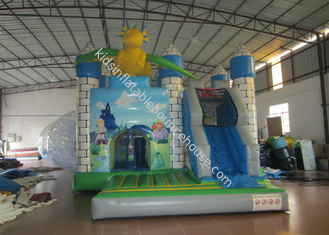 Dragon Combo Inflatable Jump House Safe Nontoxic Quadruple Stitching In Public