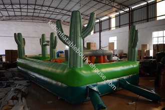 Small Wild West Inflatable Sport Games / Inflatable Obstacle Course For Kids Under 5 Years