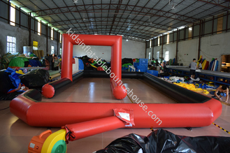 Inflatable racing track for karting games interesting outdoor inflatable sport games racing area