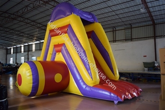 Big Commercial Inflatable Water Slides For Pool Short 5 - 8 Kids Capacity