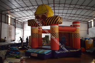 Small Size 0.55mm PVC Tarpaulin Inflatable Jump House / Kids Jumping Castle