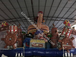 Topic Pirate Themed Inflatable Fun City 10-16 Children Capacity