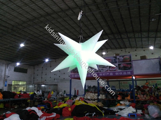Inflatable Star With LED Light , Oxford Material Inflatable Advertising Products