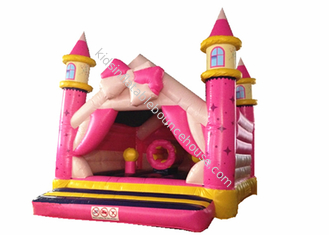 Princess Kids Inflatable Bounce House Pink Bowknot Inflatable Jump Castle Cute inflatable bouncy