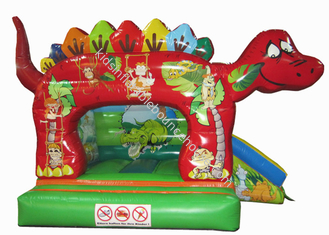 Cute classic inflatable dinosaur combo / small dino inflatable combo inflatable dinosaur jumping combo small size bouncy