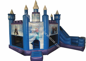 Disney Forzen inflatable combo inflatable forzen bouncer plus slide princess combo