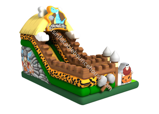 Inflatable Ancient Time Dry Slide / Full Printing Inflatable Safari Park Slide