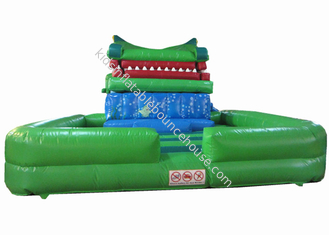 Crocodile cartoon themed inflatable water slide with big water pool big inflatable crocodile water pool slide