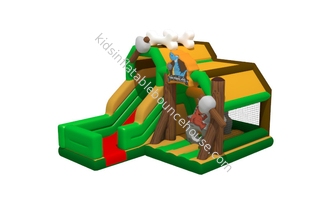 Kids Inflatable Fun City Animals Inflatable Playland Jumping House