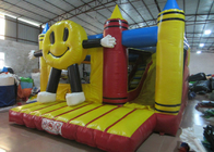 Big inflatable smiling face combo inflatable happy face crayon combos PVC inflatable combo