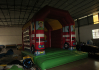 Cheap price inflatable fire engine jumping PVC inflatable bouncer house inflatable fire truck jumping