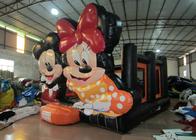 Disney big inflatable jump bounce hot sale minnie digital painting inflatable bouncer house Mickey mouse jumping house