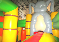 New elephant inflatable combo classic inflatable elephant combo on sale inflatable bouncer combo